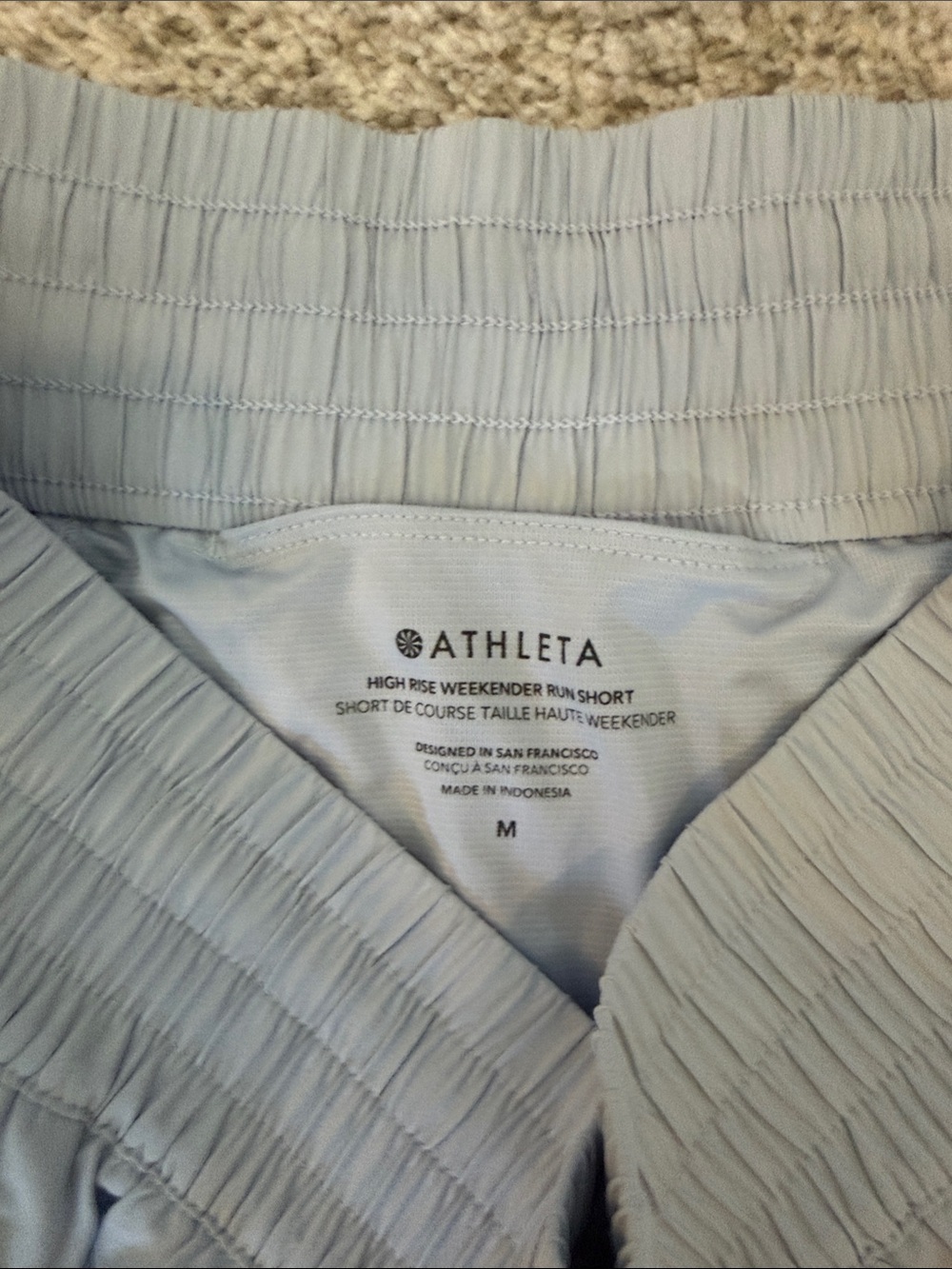 Athleta High Rise Weekender Run Short - Picture 2 of 3